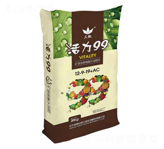 礦源含腐植酸水溶肥料12-9-19+AC-活力99-三微生物