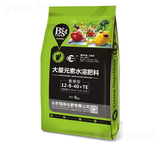 膨果型大量元素水溶肥料12-8-40+TE-魯一-儒商