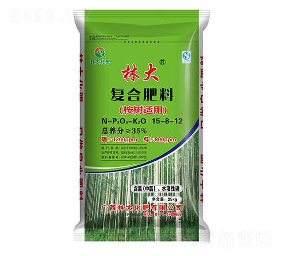 桉樹適用復(fù)合肥料15-8-12-林大化肥