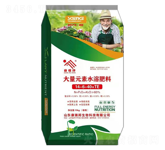 大量元素水溶肥料14-6-40+TE-康瑞邦