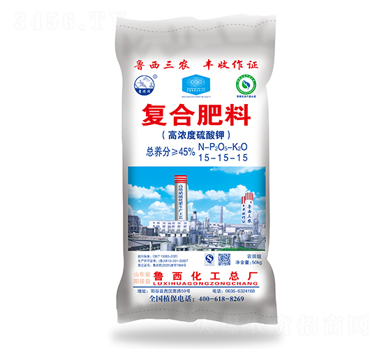 景陽岡系列50kg復(fù)合肥料15-15-15-魯西化工