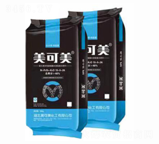 氨化高活性腐殖酸5G長(zhǎng)效復(fù)合肥料15-5-26-美可美