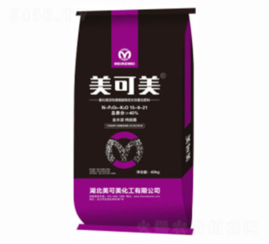 氨化高活性腐殖酸5G長效復(fù)合肥料15-9-21-美可美