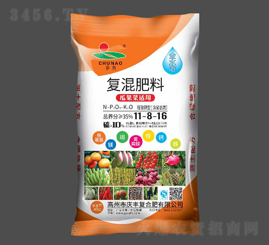 瓜果菜適用復混肥料11-8-16-春奧-慶豐