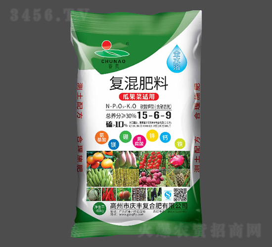 瓜果菜適用復(fù)混肥料15-6-9-春奧-慶豐