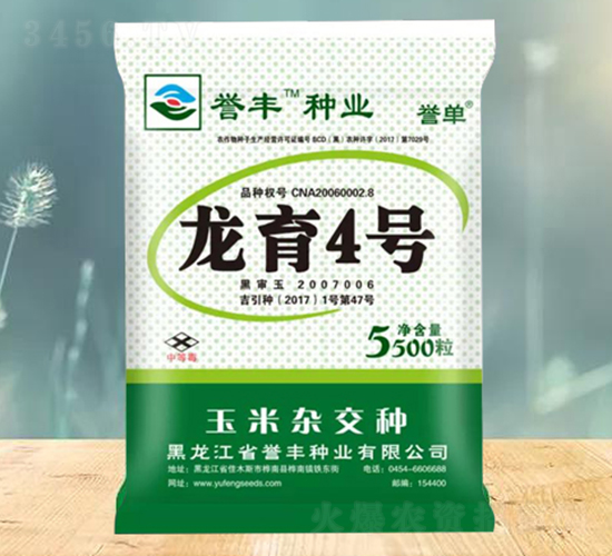 龍育4號玉米種子-譽(yù)豐