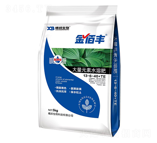 大量元素水溶肥料13-6-40+TE-金佰豐-曦邦生物