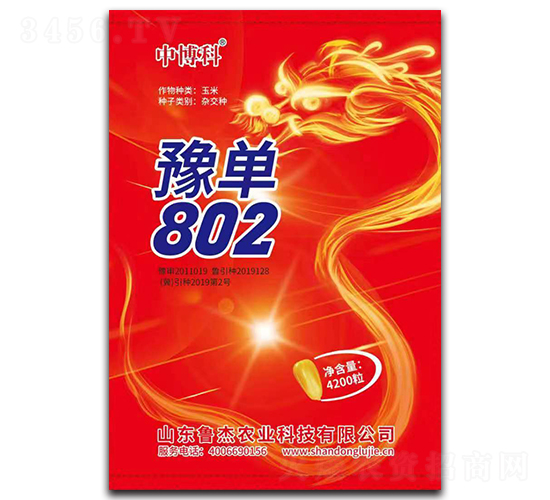 豫單802玉米種子-中博科-魯杰農(nóng)業(yè)