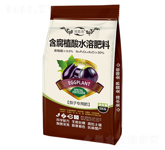 茄子專用含腐植酸水溶肥料-貝恩美