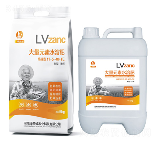 高鉀型大量元素水溶肥11-5-40+TE-綠贊誠農業(yè)