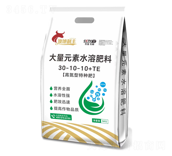 高氮型大量元素水溶肥料30-10-10+TE-澳地利豐-雨農(nóng)生物