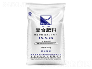 硫酸鉀型復(fù)合肥料15-5-25-贊耀-苗苒農(nóng)化